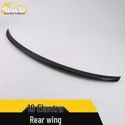 Rear Spoiler Bright Strip and Trunk Wing Trim - Fits 16 Lingdong Models, Decorative Anti-Scratch Bumper Sticker