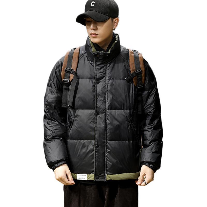 Herren Trendige Winter Kurze Daunenjacke 2025 - Verdickter Baumwollmantel