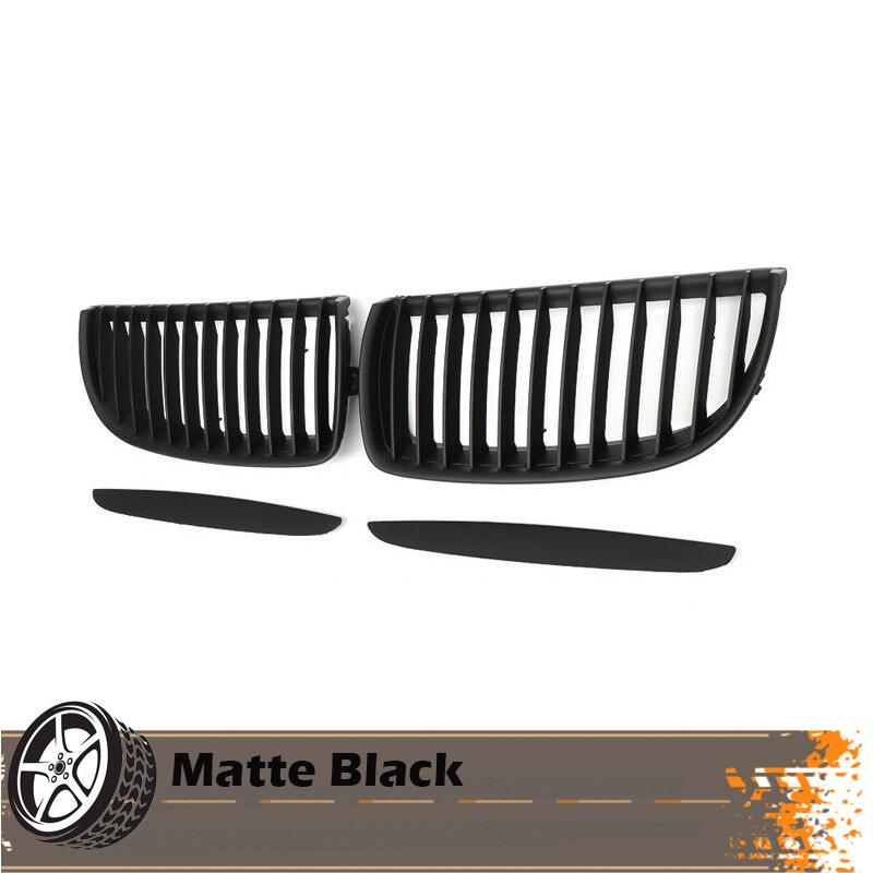 Front Bumper Kidney Grille Air-inlet Racing Grill Fit For BMW 3 Series E90 2005-2008 Not M3 Single Dual Slat Car Modified