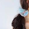 Creativity Blue Goldfish Large Intestine Hair Bundle Hair Accessories for Female Design Sense Elastic Hair