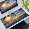 Starry Sky Moon Mousepad Galactic Clouds Mouse Pad Rug Office Accessories Aesthetics Desk Mat Gaming Keyboard Mat Large Carpet