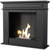 Portal Bioethanol Fireplace NOVEMBER TÜV Black Self Assembly