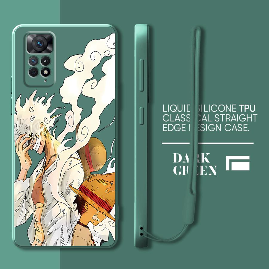 Case for Xiaomi Redmi Note 10s 9s 10Lite 11s 12s 13 12 ProPlus 8 9 10 11 Pro 9 8 Soft TPU O-One Piece Luffy 5 Gear
