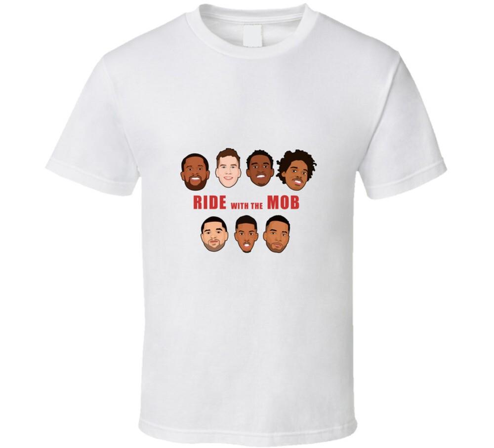 Ride With The Mob Toonzbytellie X Torontoraptors<wbr/>superfan Collab T Shirt
