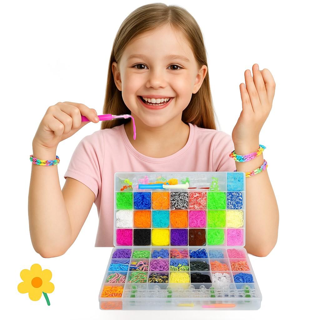 Set of Rubber Bands for Making Bracelets Jewelry Fun Crafts for Children XL