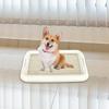 Dog Toilet Anti Slip Removable Mesh Potty Training Tray Puppy Pee Pad Holder for Small Dog Cat Pet Cleaning Supplies 47x35x3.5cm