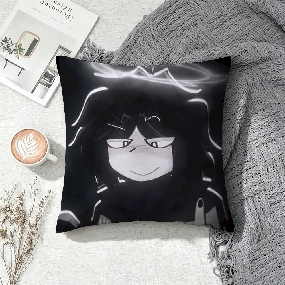 T-Two T-Time Reflective Double-Sided Printed Cushion Cover Bedroom Bedside Sofa Pillow Case