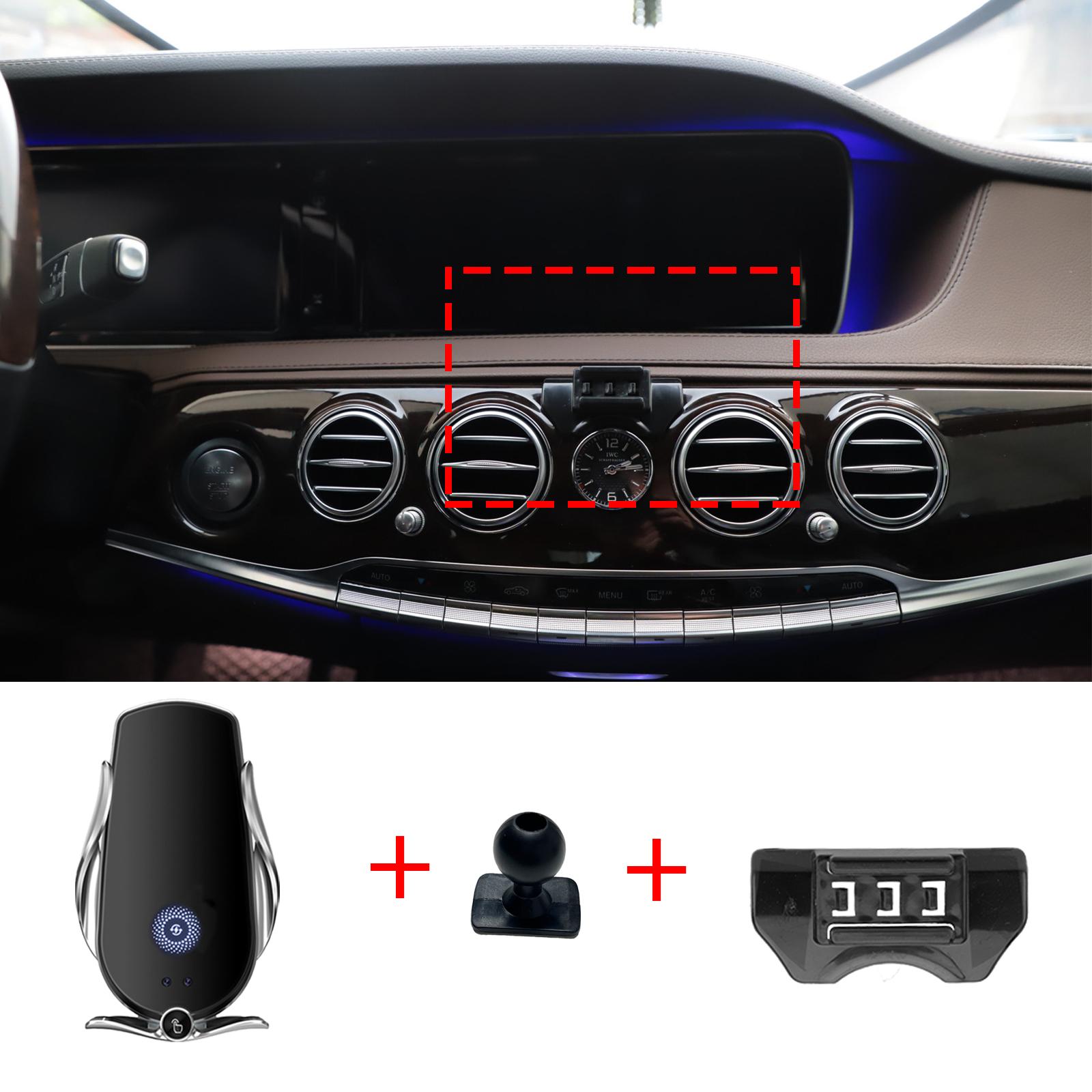 

Автомобільний тримач для мобільного телефону для Benz S-Class W222 2014~2020 Кронштейн для GPS Навігаційна підставка Автомобільні аксесуари