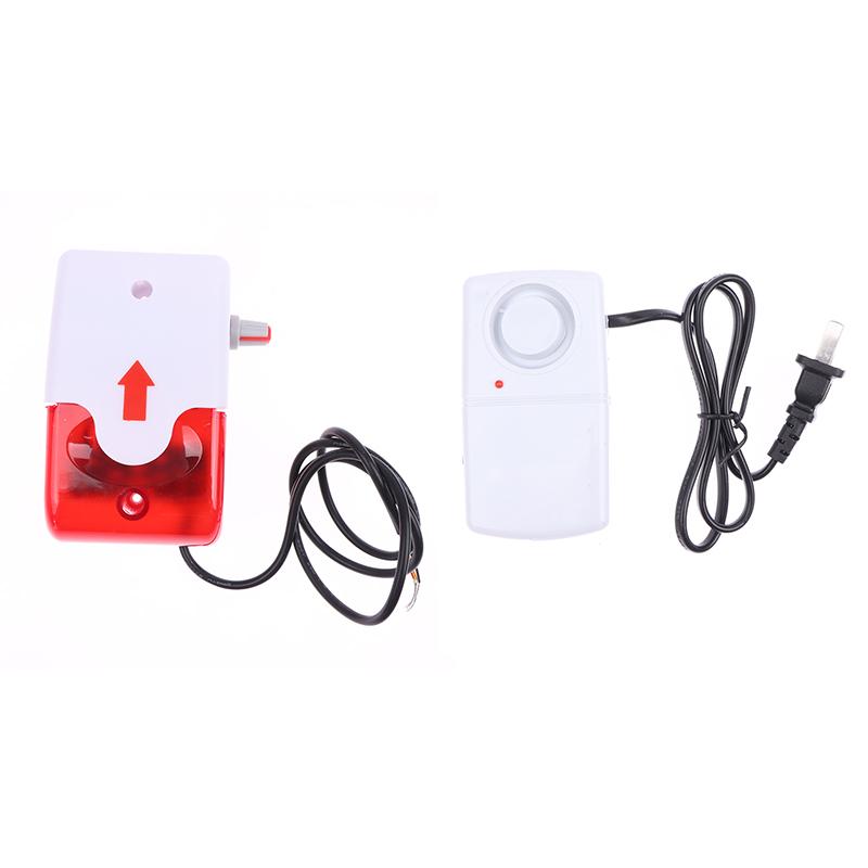 Allarme Automatico di Interruzione di Corrente 220V/380V Bianco 110Db LED Indicatore Sirena di Allarme Automatico per Interruzione di Corrente