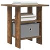 Nightstand 2 pcs Smoked Oak 41 x 40 x 45 cm