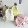 Schoolbagins Wind Simple Backpack Large Capacity Junior High School Girls High School College Students School Bag Travel Lightweight Small Backpack