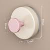 Reusable Abs Suction Cup Hook Punch-Free Wall Mounted Wall Hanger Accessories Vacuum Door Hooks Toilet