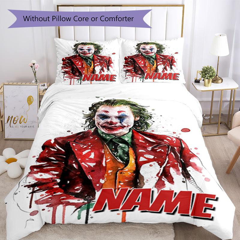 Like Warner Bros. Movies (22) Customize your name Bedding Set Breathable Duvet Cover with Pillowcases Home Decoration Birthday Gift