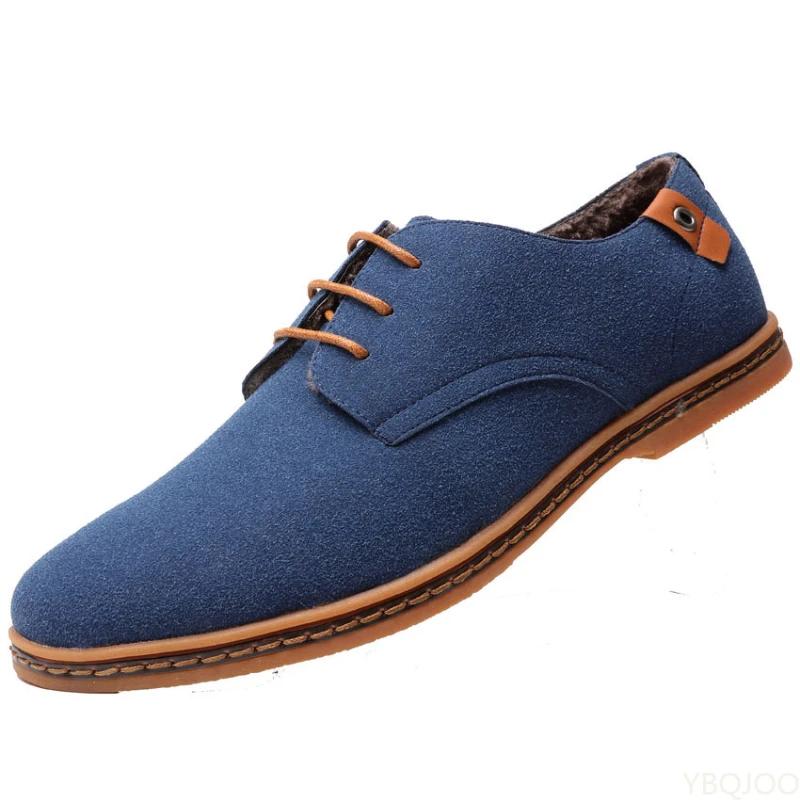 Marke  Frühling Große Größe 38-46 Wildleder Herrenschuhe Oxford Casual Klassische Sneakers Für Männlich Bequemes Schuhwerk