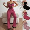 Europe and the United States Hot-selling Loungewear Trousers Suspender Vest Pajamas Women Can Wear Two-piece Set Loungewear
