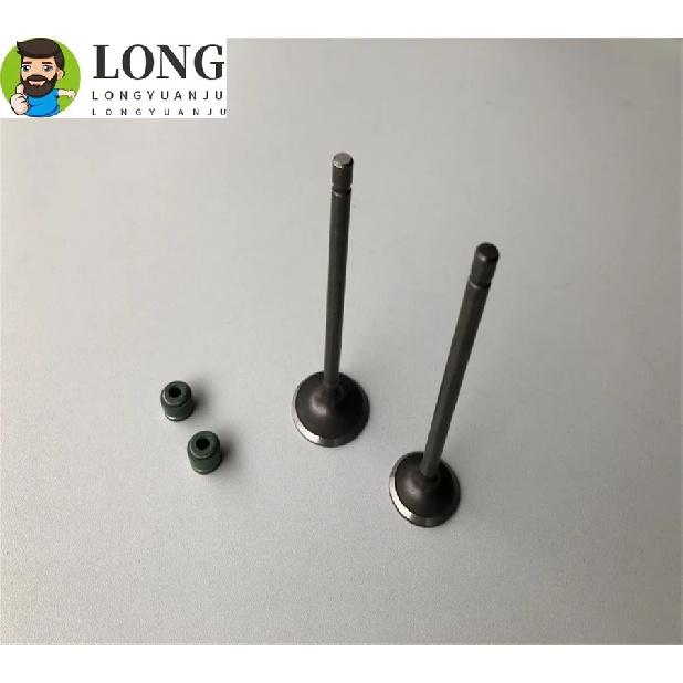 High quality motorcycle Intake valve and exhaust valve CG125 5.5mm Engine valve stem with oil seal and for Honda 125cc CG 125