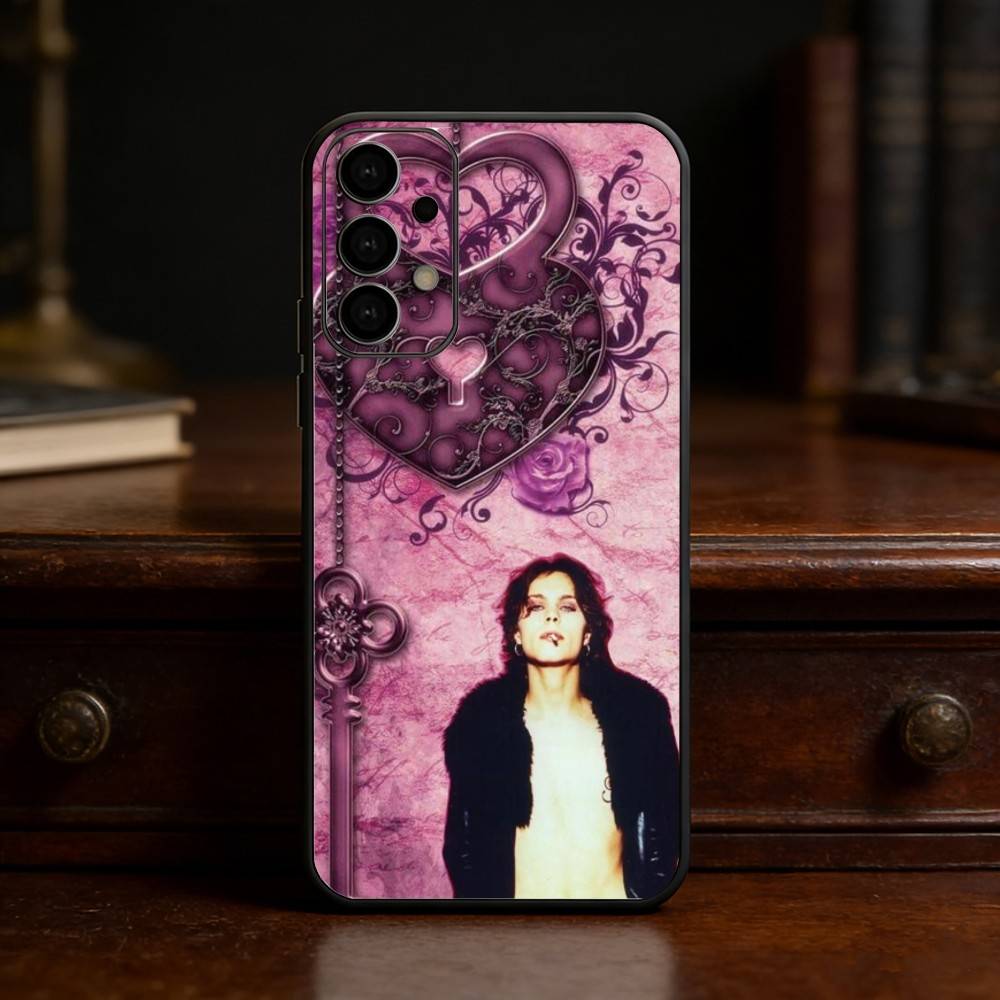 V-Ville H-HIM V-Valo Emery Phone Case For Samsung S25,S24,S21,S22,S23,S30,Ultra,S20,Plus,Fe,Lite Black Shell