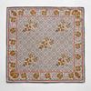 Wool Scarf Women'S Spring Summer Foreign Style Fashion Double-Sided Two-Color Shawl Silk Wool Small Square Scarf