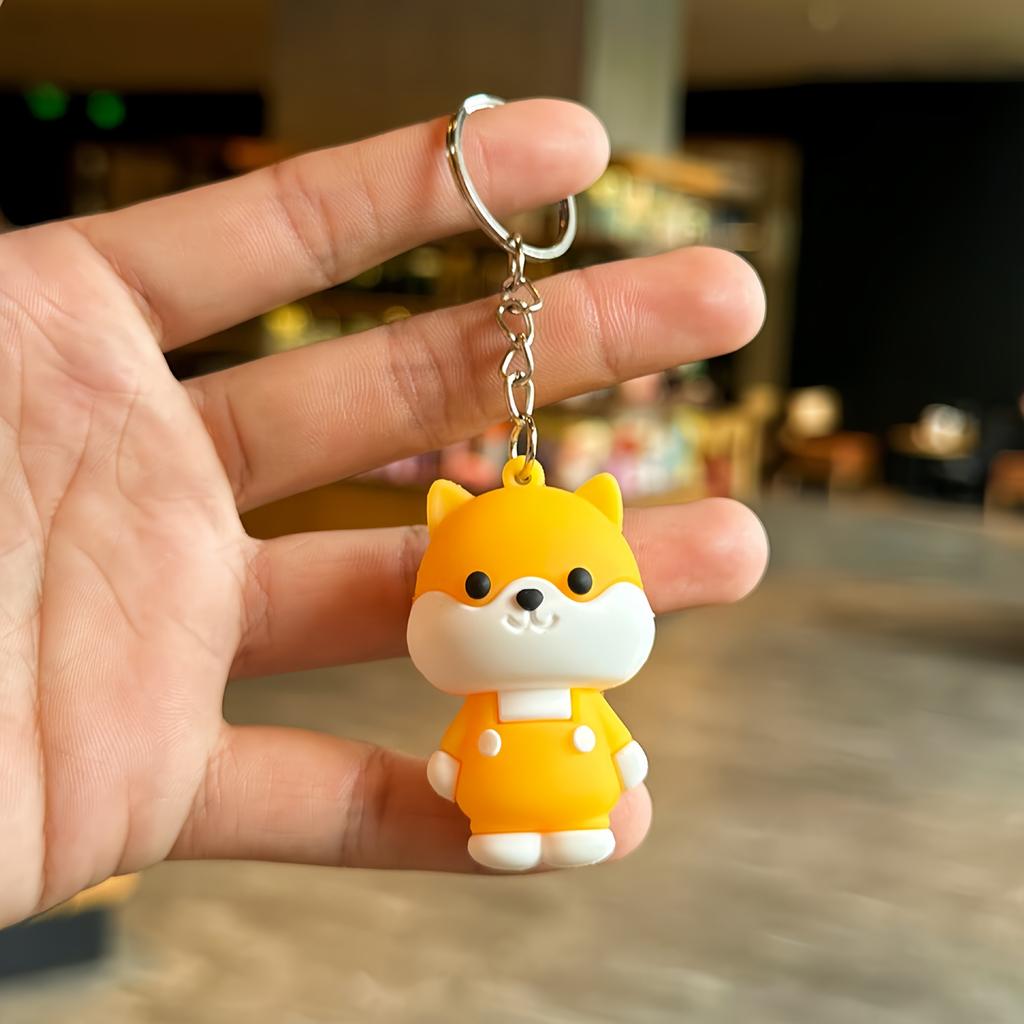 Cartoon Cute Dog Doll Keychain Bag Clothing Pendant Small Gift Wholesale