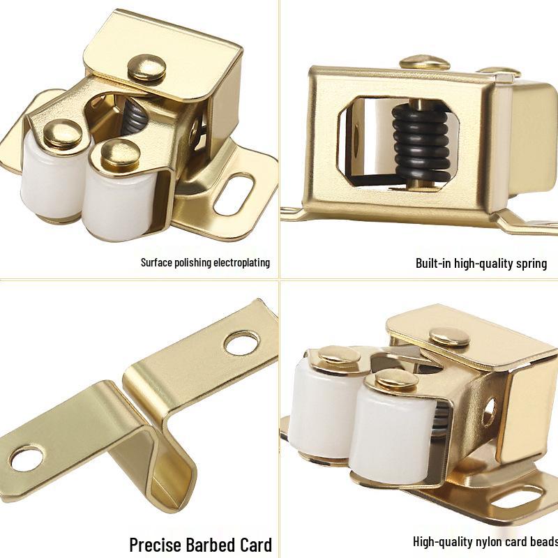 Classic Magnetic Door Catch and Buckle Set for Cabinets and Wardrobes