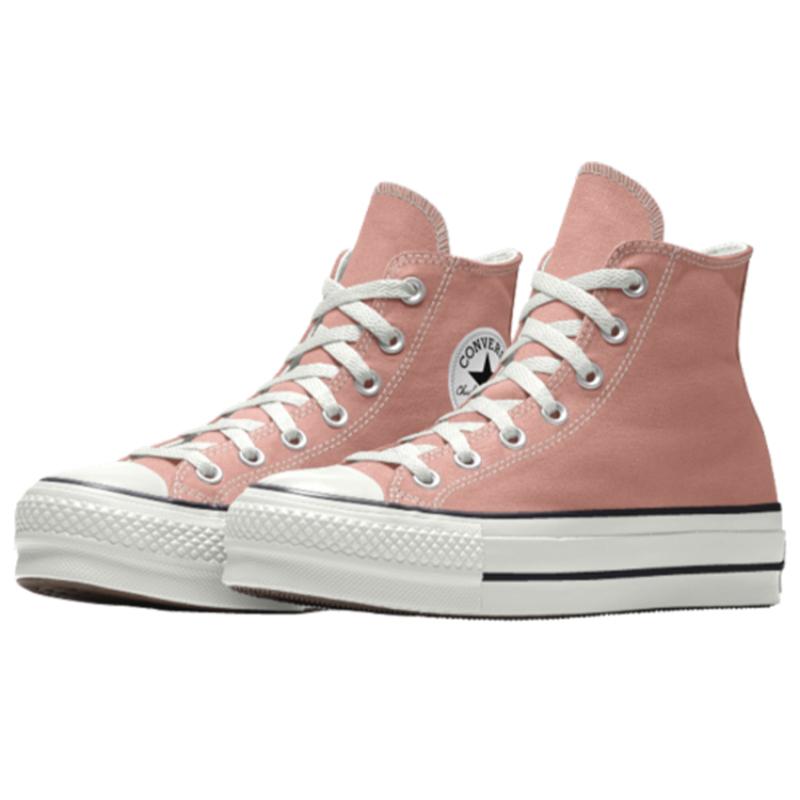 Converse Chuck Taylor All Star comfortable and lightweight high-top canvas shoes unisex pink