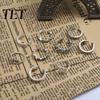 Vintage Style Toe Ring 9Pcs/Set for Women, Adjustable Open Band Rings Ring, Golden Silver Plated Foot Jewelry Summer Beach Vacation