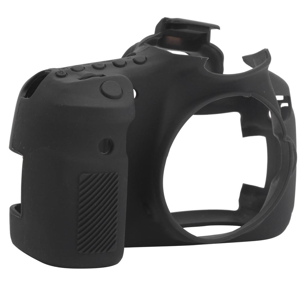 Antiskid WearResisting Silicone Camera Cover Soft SLR Protector Case for Canon 60D Camera(Black )
