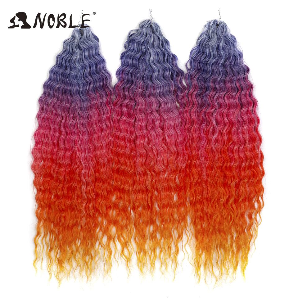 Edles Häkelhaar Locken Haar Wasserwelle 24 Zoll 300g Ombre Blond Twist Häkelhaar Zopf Haar Deep Wave Flecht Haarverlängerung
