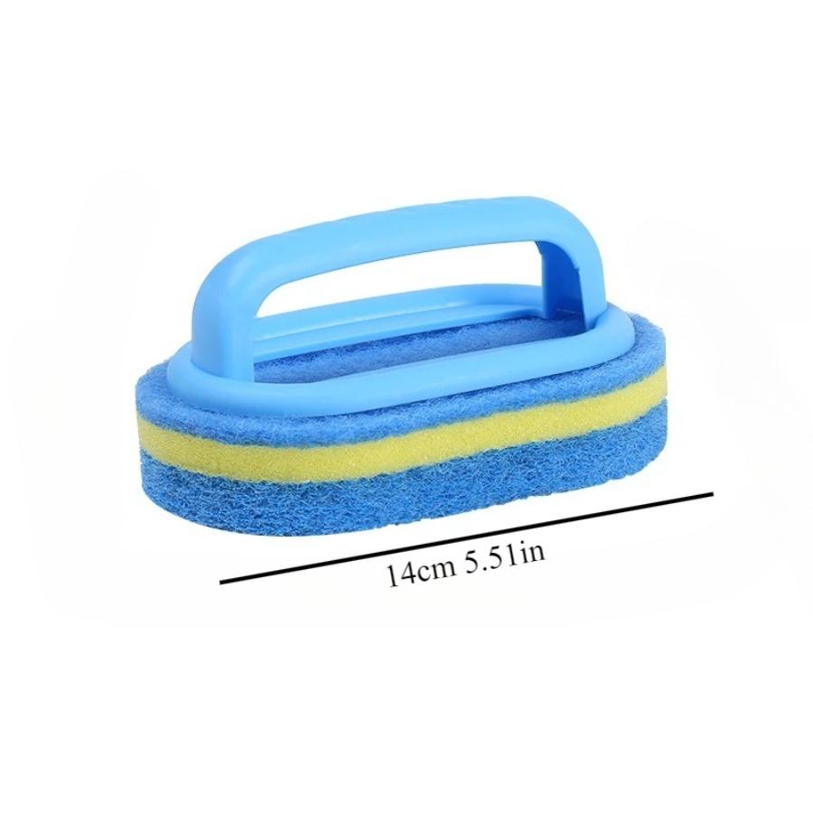 

Губка щетка для чистки с ручкой ванна плитка щетка для чистки кухни ванная комната губка щетка бытовые чистящие средства синий