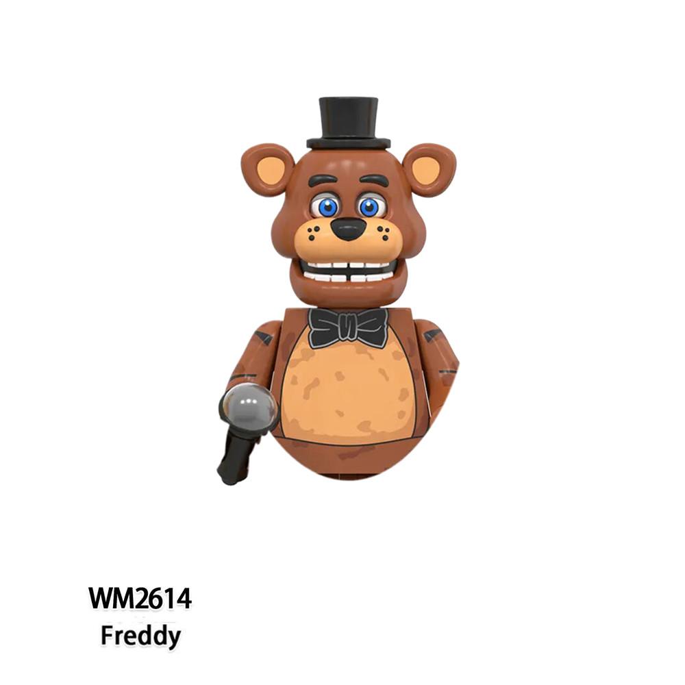 WM6074 WM6097 Anime Mini Bausteine Figur Foxy Bär Junge Baby Actionfiguren Montage Spielzeug Weihnachtsgeschenk WM831 WM2017