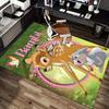 1pc. Bambi Deer and Rabbit Outdoor Rug Home Decorative Carpet Gift for Room Office Flooring Matz041409