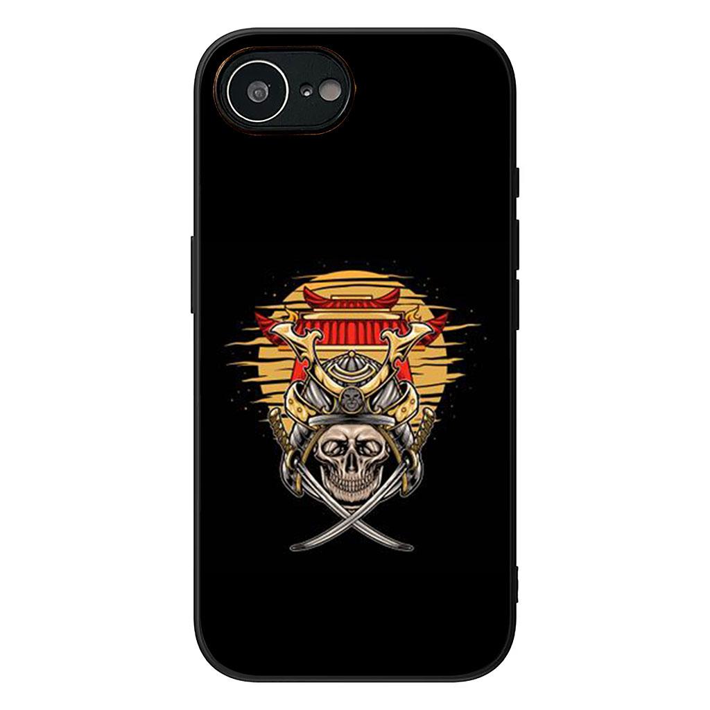 

Cover for Apple iPhone 17 16 11 Pro XS Max XR 6 7 8 Plus + 16E SE 2020 2022 Air 5 Phone Case Japan Samurai Skeleton Ninja Skull iPhone 7 Plus