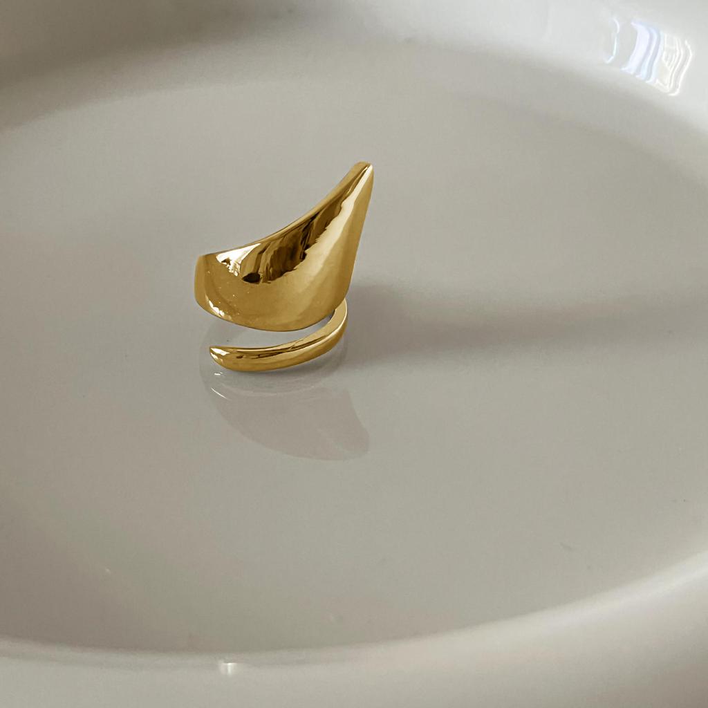 Wide Side Irregular Wide Narrow Ring Female Fashion Personality Temperament Tide Cool Cold Wind Open Finger Ring Index Finger Ring Rings Party Jewelry