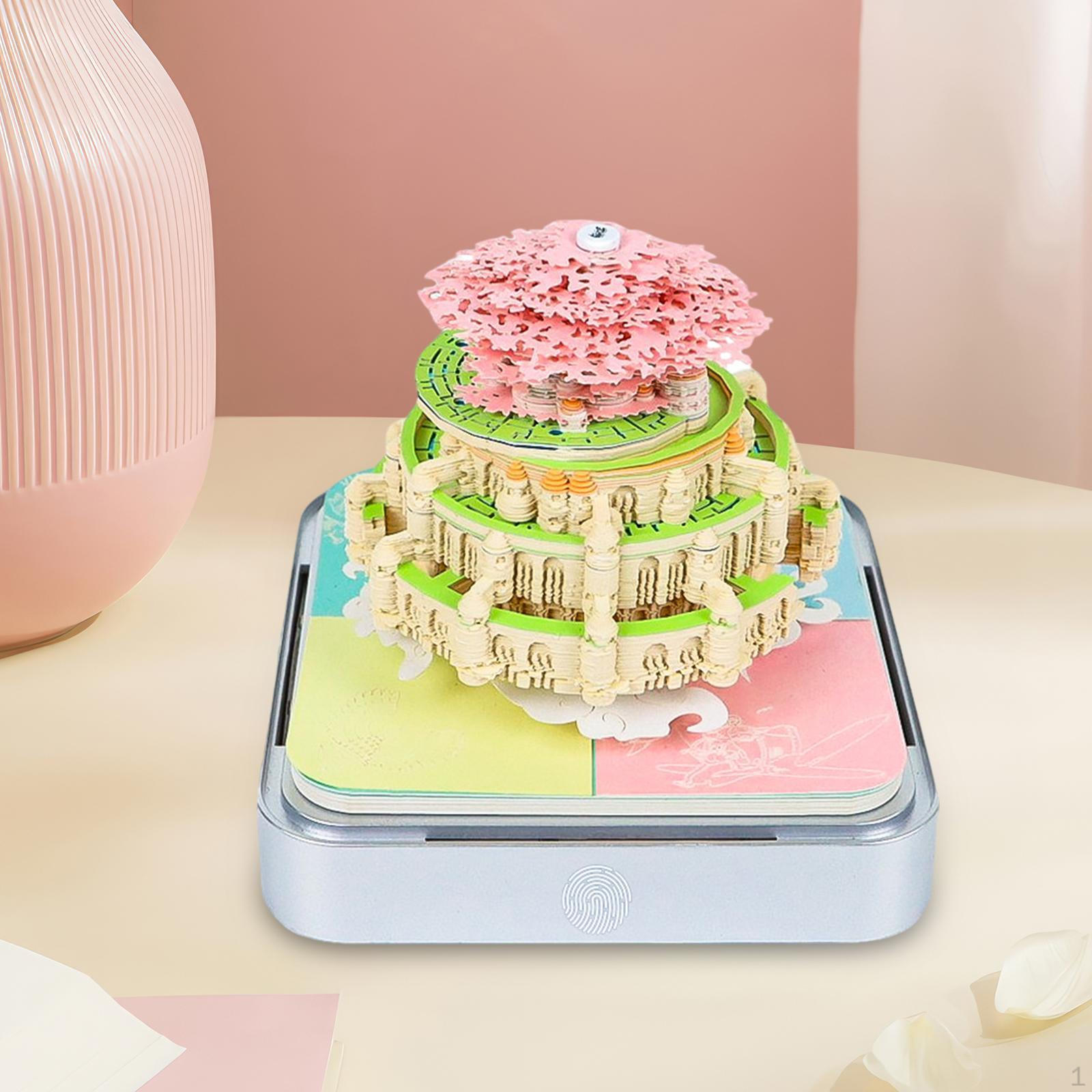 

3D блокнот календарь часы настольное украшение пост