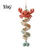 Beginner Crochet Kit for Adults Ocean Animal Spiral Kit, DIY Coastal Hanging Ornament Craft Educational Knitting Novices with Yarn And Accessories