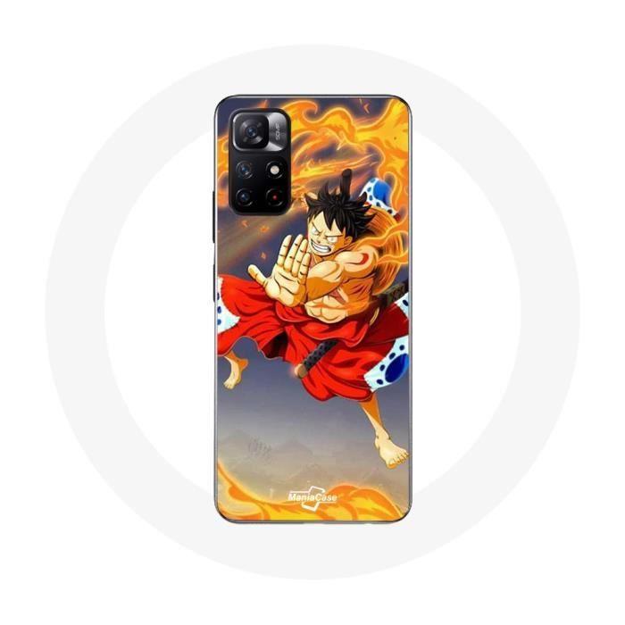 Coque - Maniacase - Xiaomi Redmi Note 11s 5G - Anime Luffy Gear 5 - Silicone - Souple