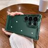 Applicable to Samsung S26Ultra mobile phone case, transparent electroplating airbag anti-drop S25FE hard case with lens film S23 guarantee