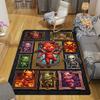 Devil Art Gallery Pattern Rug Floor Mat for Living Room or Bedroom Soft and Comfortable Carpet a Gift for Birthday and Holiday.