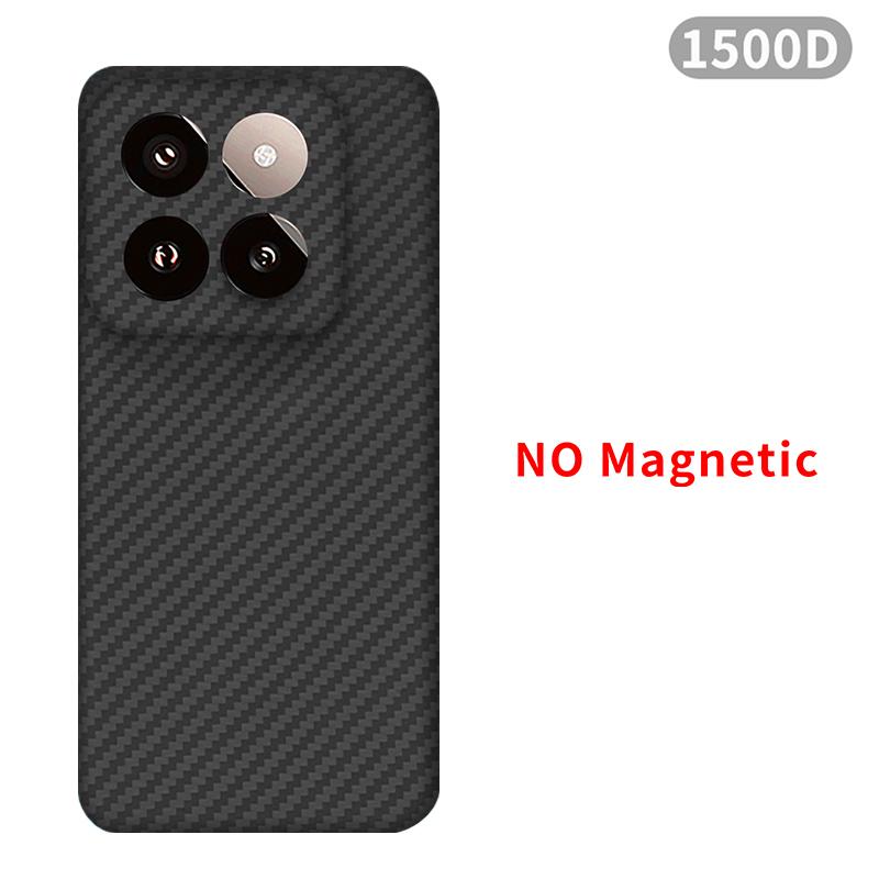 For Xiaomi 17 Carbon Case 600D 1500D Kevlar Aramid Fiber Fabric Ultra Thin Hard Cover Magnetic Black Slim Light Red