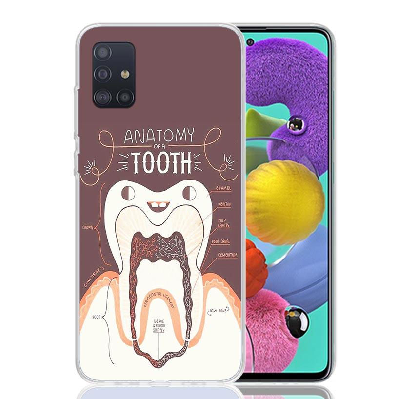 

Wisdom Teeth Dentist Tooth Case Phone Cover for Samsung Galaxy A52 A51 A50 A42 A32 A22 A12 A02S A72 A71 A70 A41 A31 A21S A40 A30 Samsung A70(A70S)