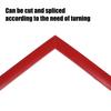 X Autohaux 6-30mm Wide 5m Length Car Door Trim Strip Edge Guards Scratch Proof Trim Body Strip for Rearview Mirror Bumper Red