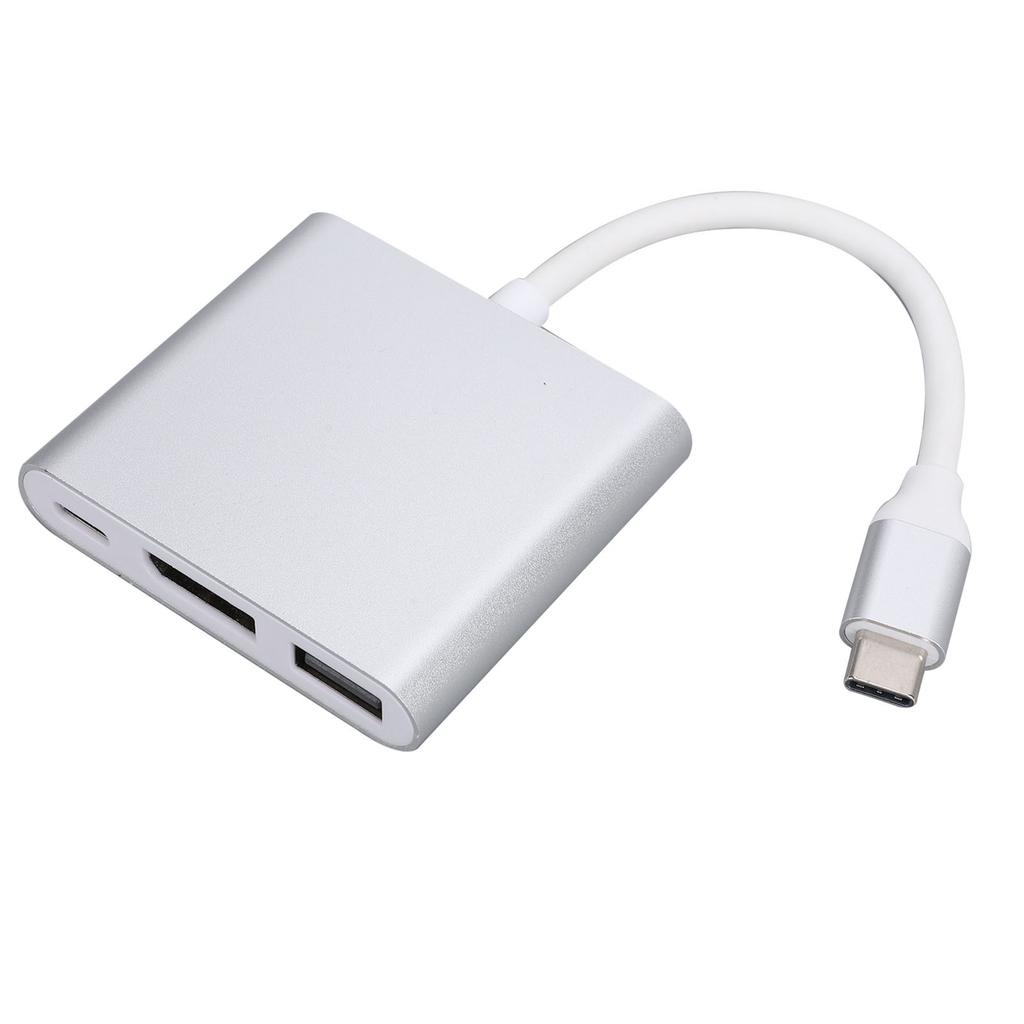3 In 1 Type C Hub 8K Display Port USB PD Fast Charging Adapter Multiport Docking Station for Laptop Phone