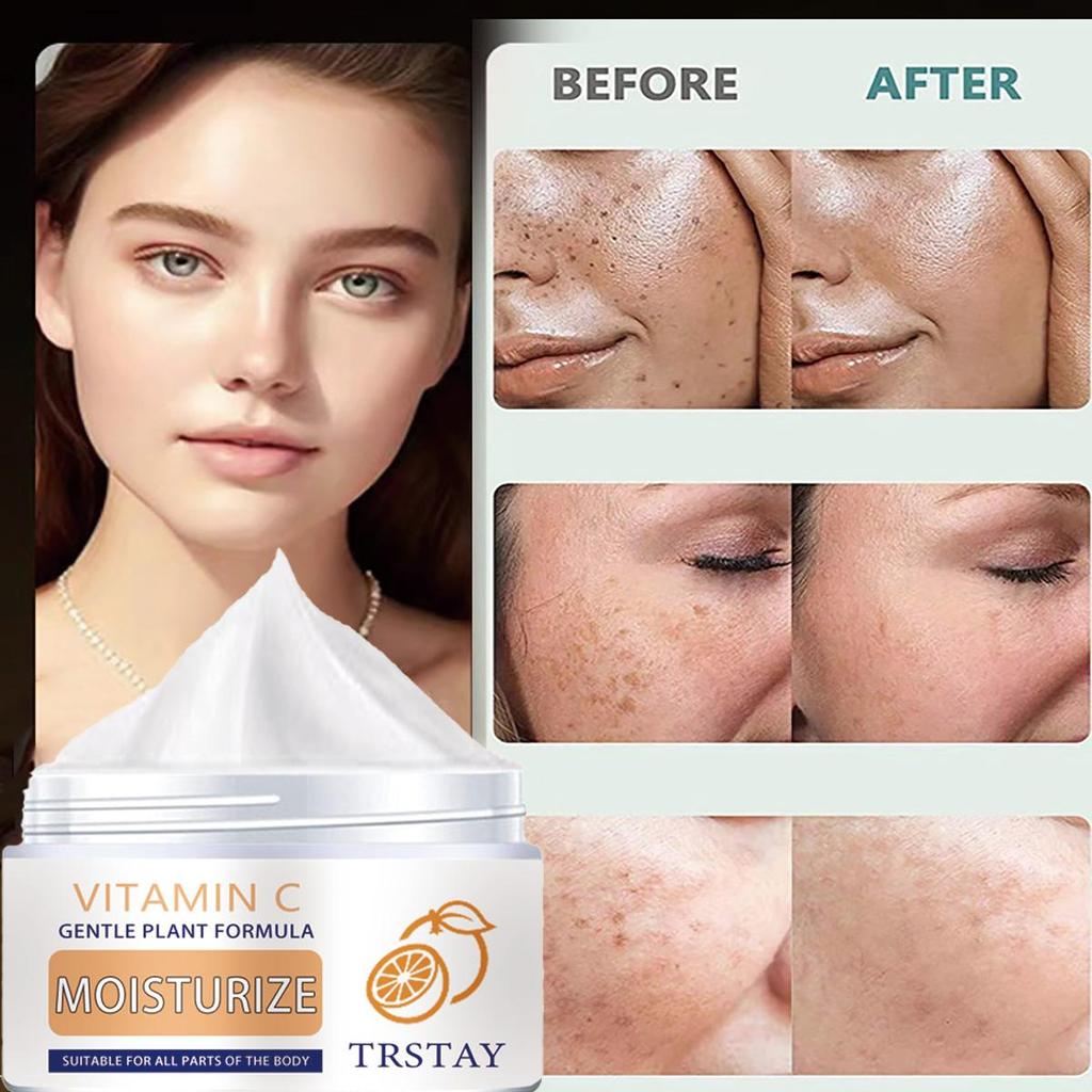 Vitamin lightening spot plant essence cream, reduce fine lines, smooth wrinkles, and improve damaged skin