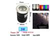 UOSU 35mm LED In-Ground Star Light