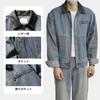 Maytopia Denim Denim Denim Blouson for Men and Distressed Denim JK7007 Jacket, Jacket, Blouson, Women, Material, Winter/Autumn Wear, (JP, Alphabet,