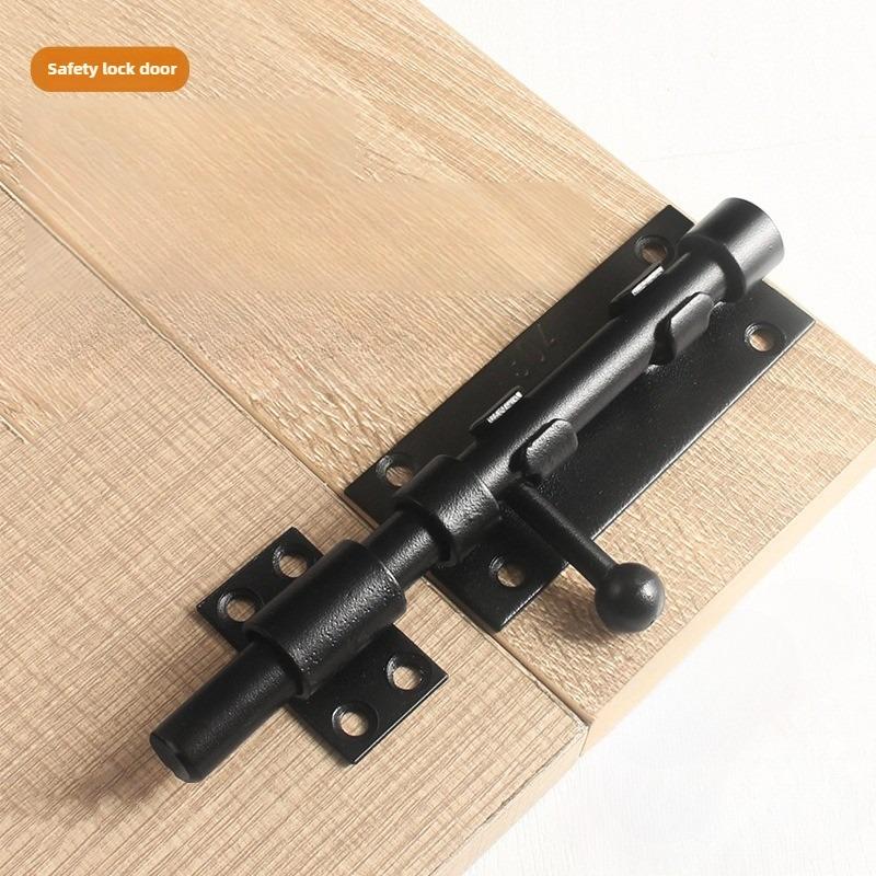 1PCS Stainless Steel Door Latch Solid Sliding Bolts Latch Home Hardware Gate Safety Toilet Door Lock
