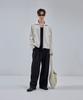 Ironyporno Whiteline 86-Iro237 Biker Collar Suede Jacket Ivory