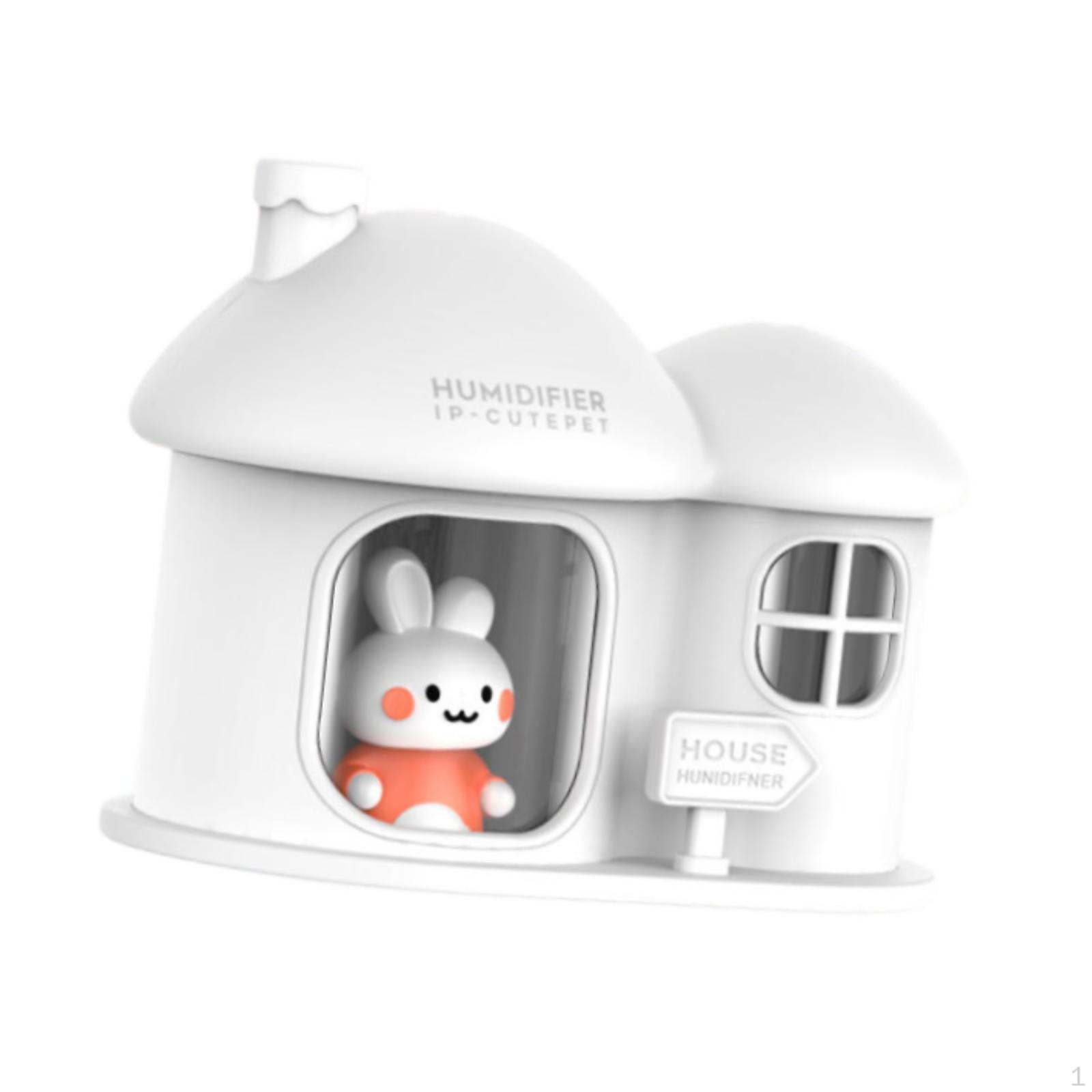 

Компактний зволожувач повітря з дифузором ефірних масел і розсіяним освітленням для спа white Double spray