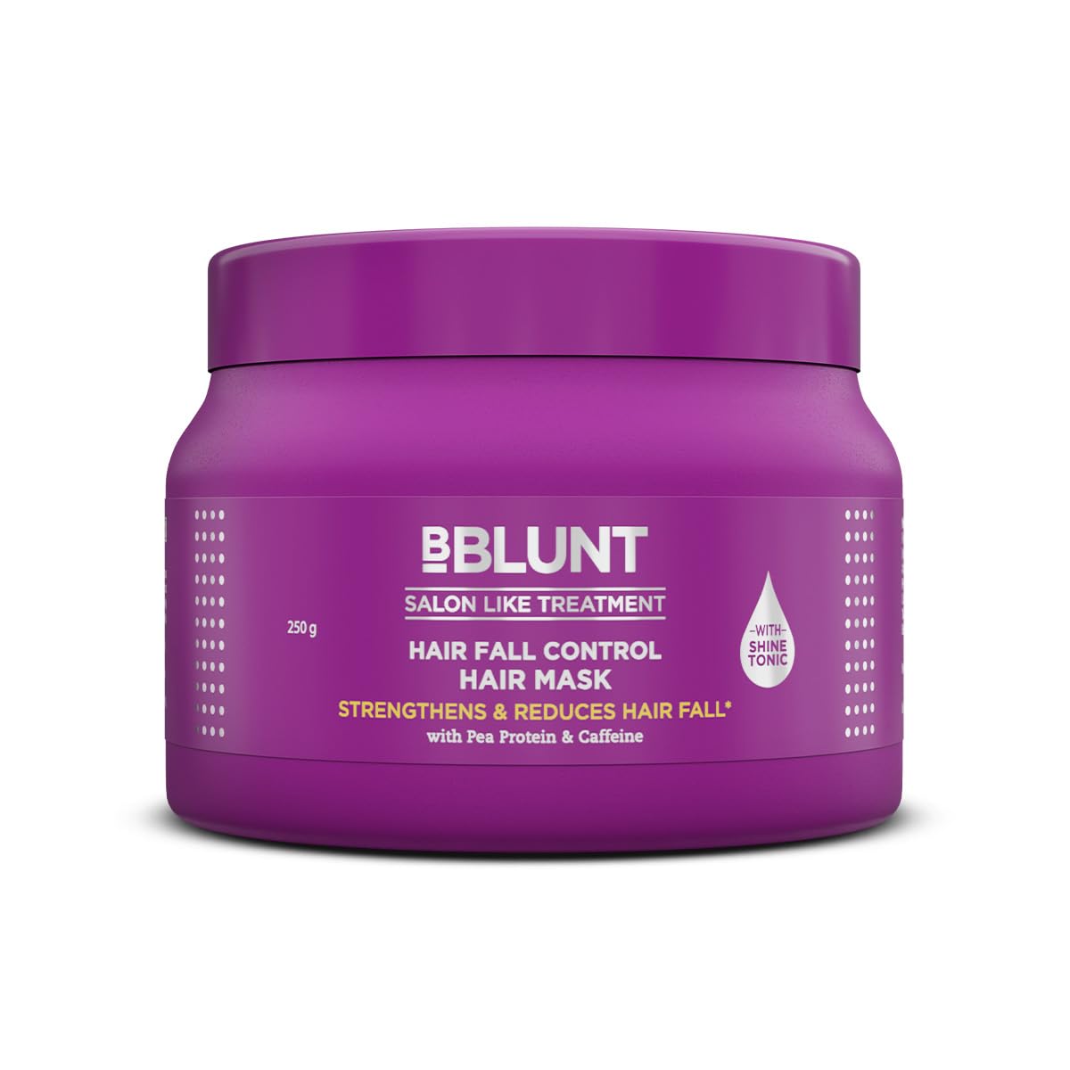 

BBLUNT Unscented Hair Fall Control Mask For Stronger Looking Hair With Shine Finish, Weekly Care, 250 g Pack Of 1