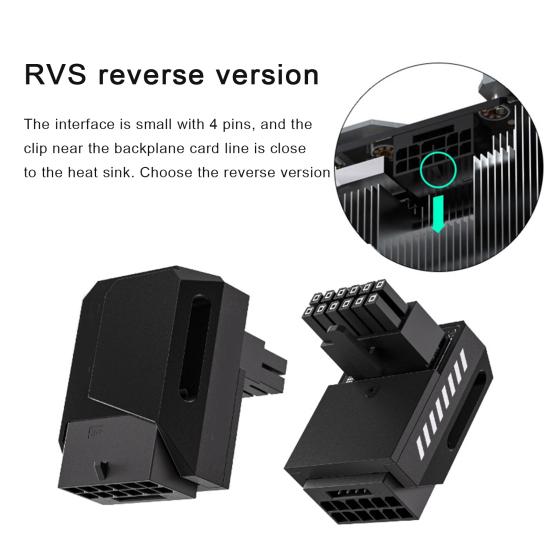 GPU Power Connector Series Graphics Card for RTX40 12VHPWR 16PIN 90 Degree Angled